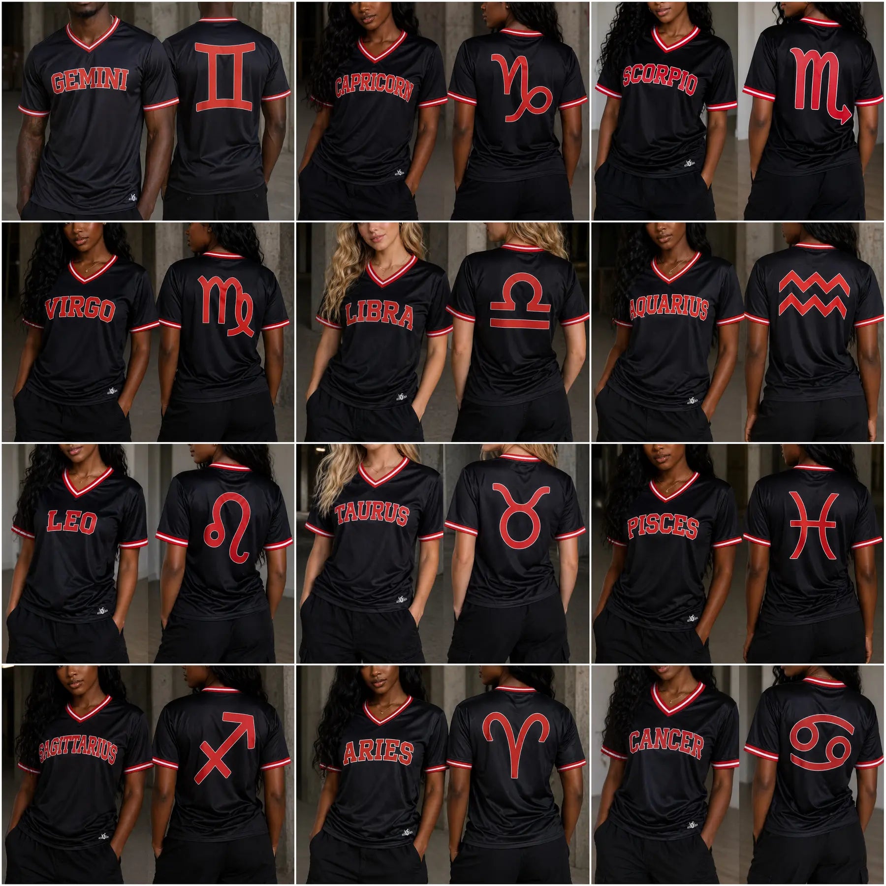 Zodiac Astrology Athletic Jersey – Custom Performance Top – Hiyatee