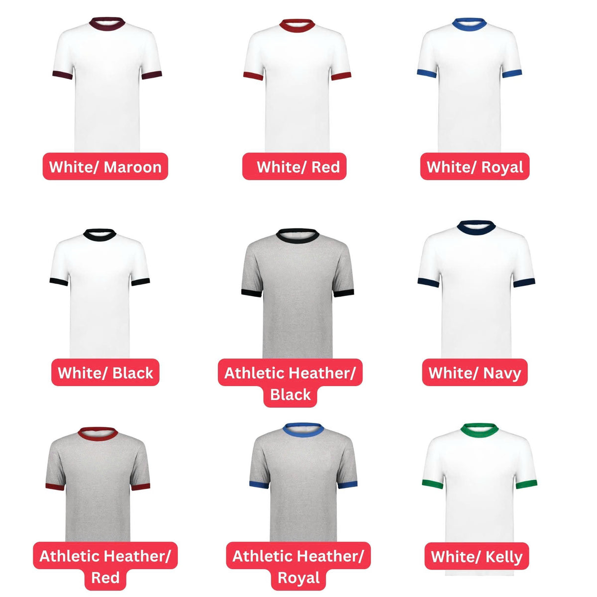 Read More Books Ringer Tee – Retro Book Lover Contrast Collar Shirt, Vintage Literary Aesthetic Unisex Graphic Tee
