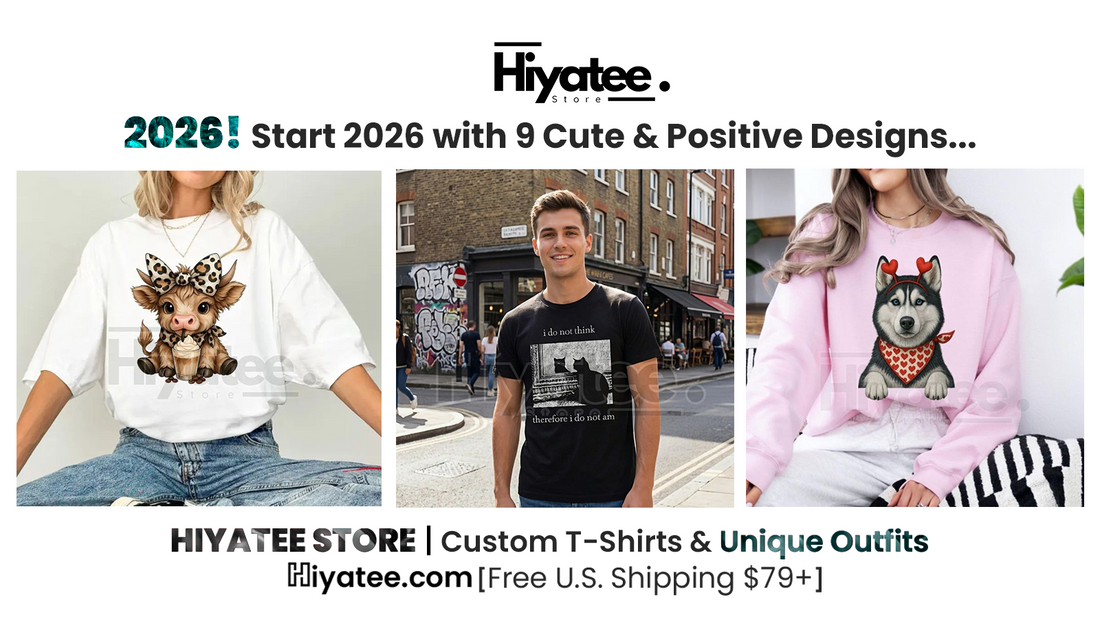 Start 2026 with 9 Cute & Positive Designs to Brighten Your Day