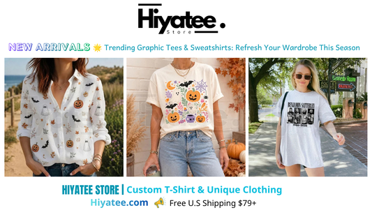 🌟 TRENDING GRAPHIC TEES & SWEATSHIRTS: REFRESH YOUR WARDROBE THIS SEASON