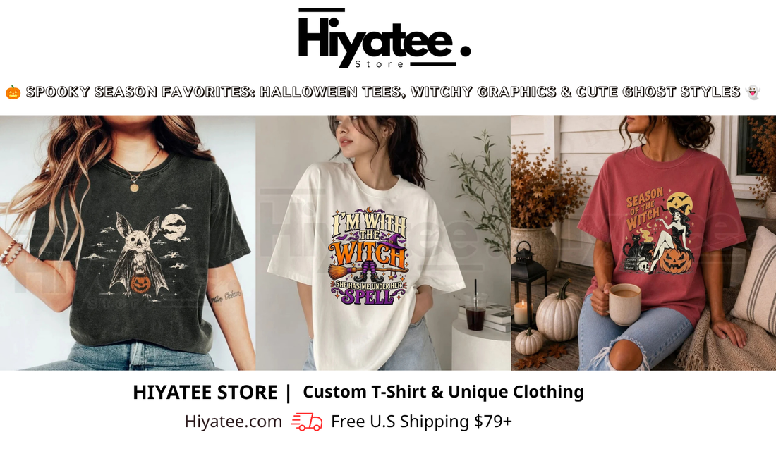 🎃 SPOOKY SEASON FAVORITES: HALLOWEEN TEES, WITCHY GRAPHICS & CUTE GHOST STYLES 👻