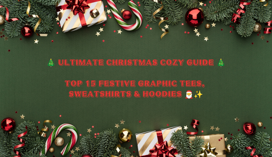 🎄 ULTIMATE CHRISTMAS COZY GUIDE: TOP 15 FESTIVE GRAPHIC TEES, SWEATSHIRTS & HOODIES 🎅✨