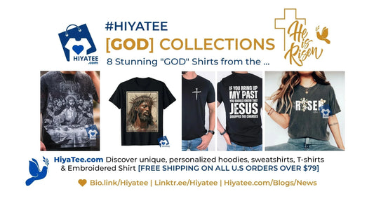 ✝️🕊️ 8 Stunning [GOD] Shirts from the GOD Collection at Hiyatee You Can't Miss! ✨