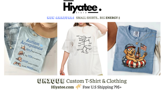 Cute & Positive Graphic Tees 2026 | Funny Mom & Feel Good Shirts | Hiyatee