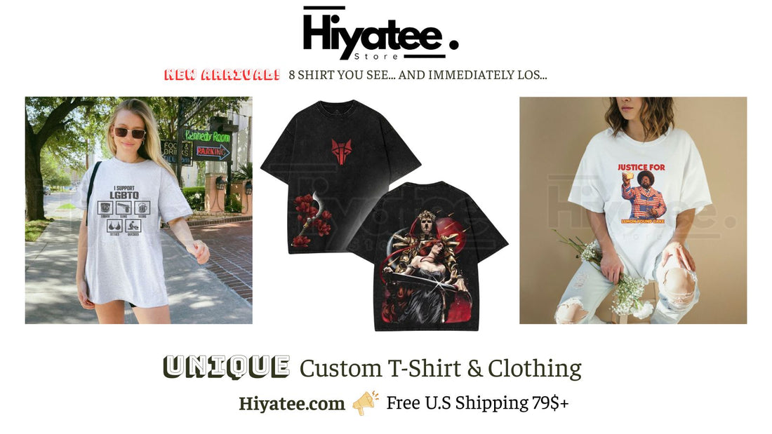 Funny Unhinged Graphic Tees 2026 | Viral Meme Streetwear | Hiyatee