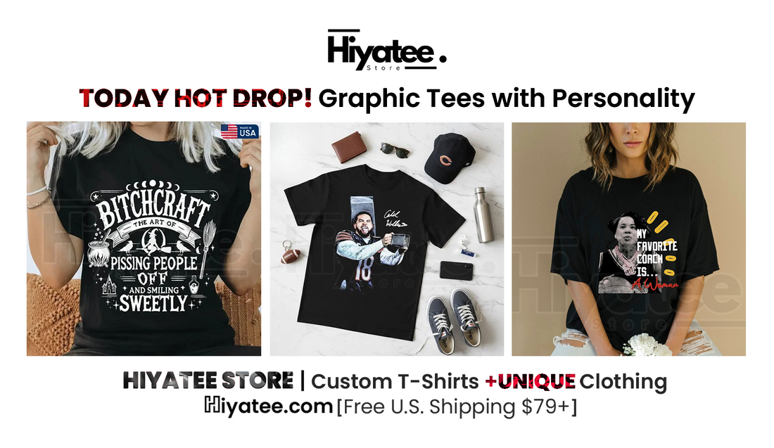 Today’s Hot Drop: Graphic Tees with Personality