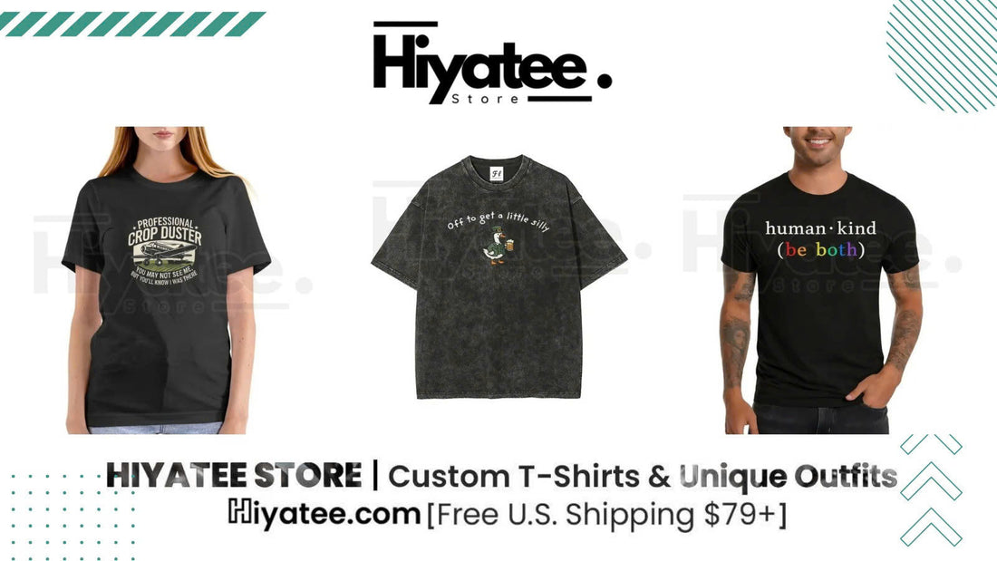 Trending Graphic Tees 2024: St. Paddy’s, Easter & Aviation Style | Hiyatee