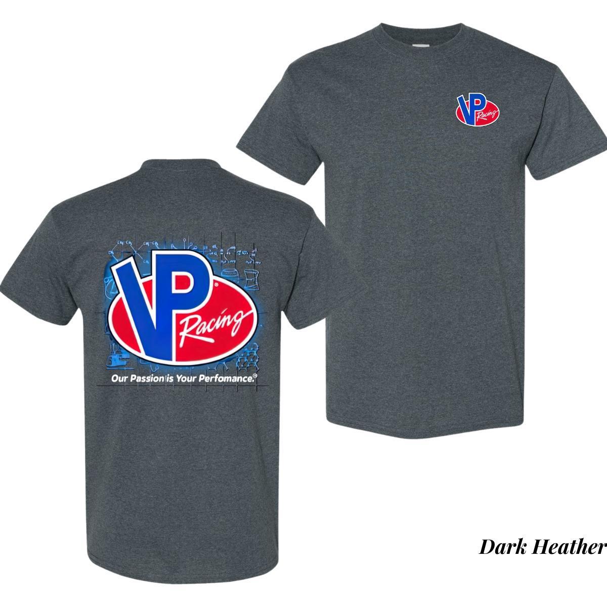 VP Racing Blueprint T-Shirt – Ultimate Racing Car Merch for Auto Enthusiasts!