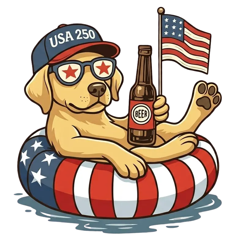 Comfort Colors® Funny 4th of July Dachshund Shirt – Patriotic 250th Anniversary Dog Lover Tee