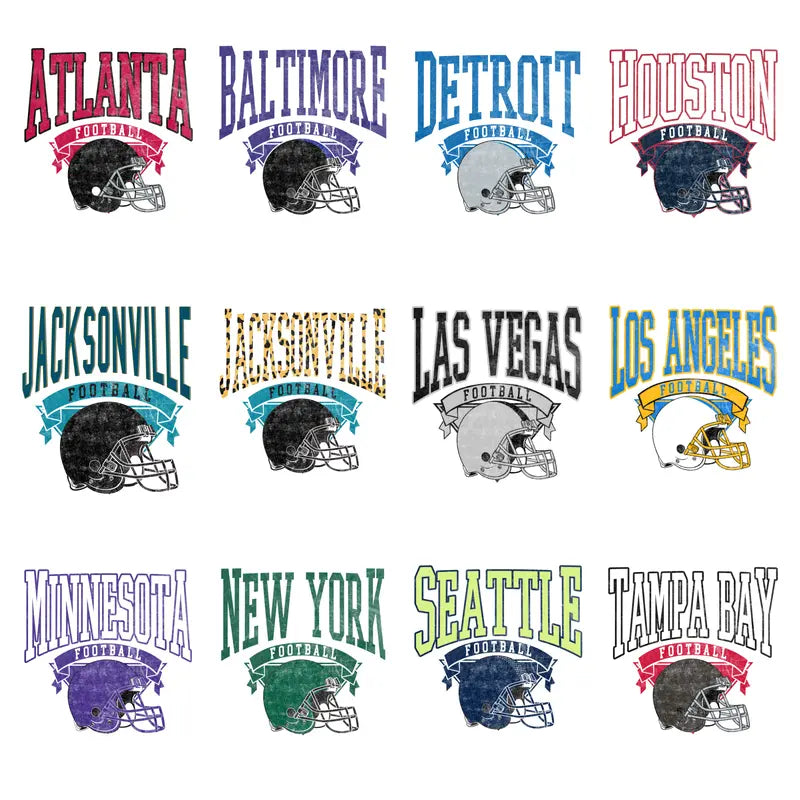 Vintage Football Sweatshirt – Hometown Team Pullover, Retro Sports Graphic Crewneck, Cozy Casual Long Sleeve for Men