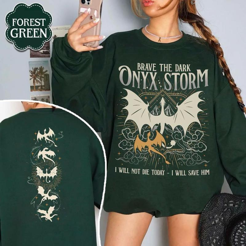 Onyx Storm, Fourth Wing Series, Fantasy Readers, Violet Sorrengail, Fourth Wing Sweatshirt, Basgiath War College Shirt, I Will Save Him Gift Ideas For , Men & Women in Christmas, Thanksgiving, New Year Casual