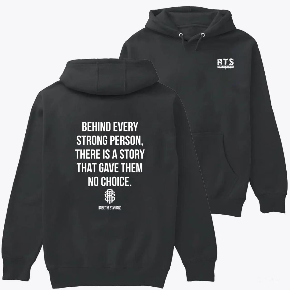 Behind Every Strong Person Soft 2 sides hoodies , vintage hoodies, Womenswear, menswear, Streetwear