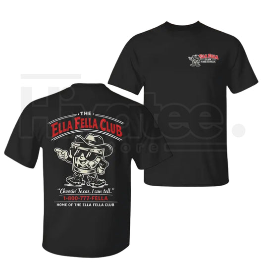 "1-800-777-FELLA" Retro – Langley Country Rock 2026 Album Fan Top - Hiyatee