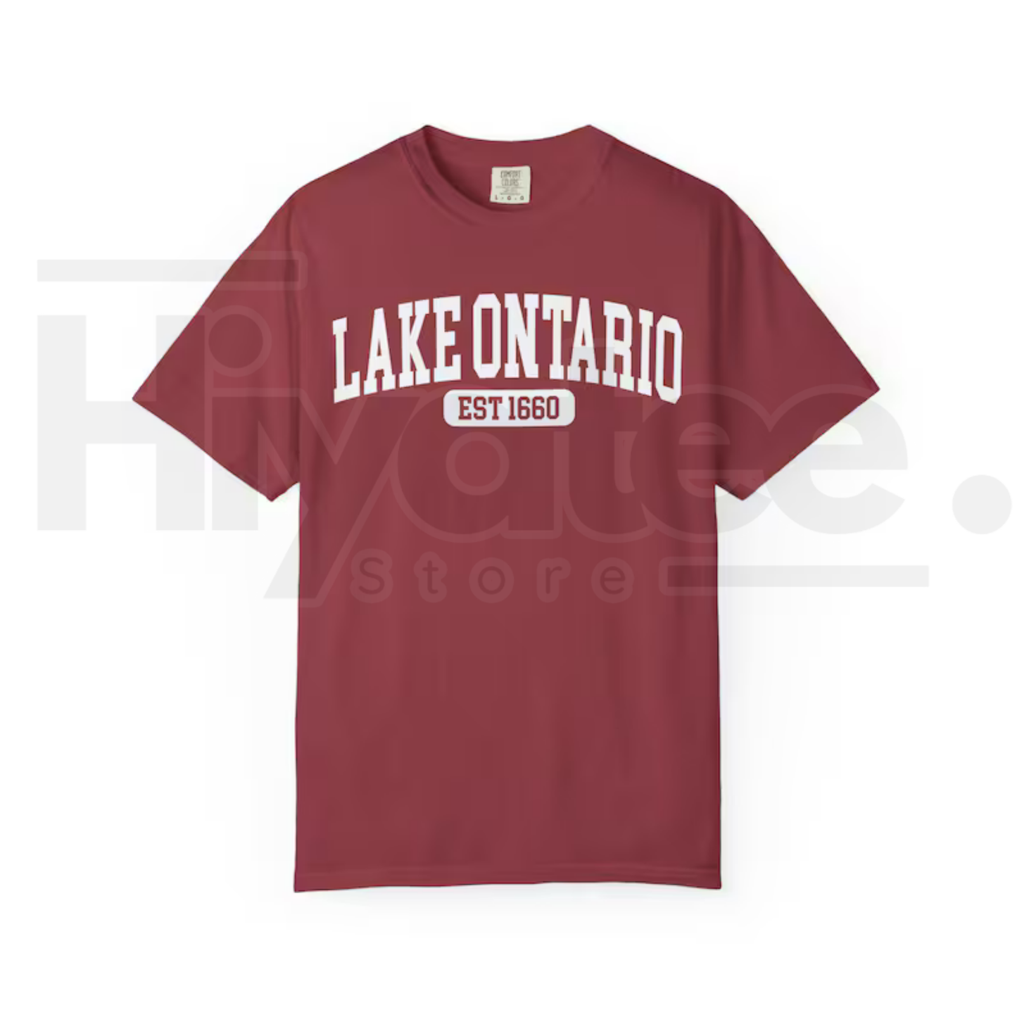 Lake Ontario Est 1660 T-Shirt Funny Canada Trump Tariff Satire Tee