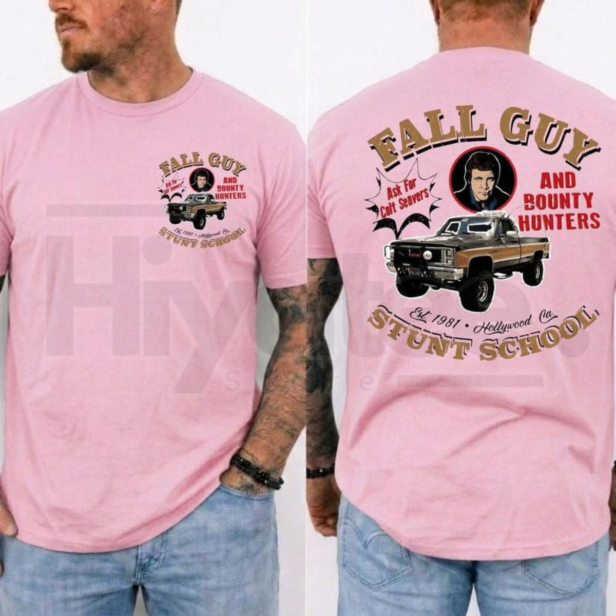 The Fall Guy Vintage T-Shirt – Retro 80s Action Movie Stuntman Graphic Tee