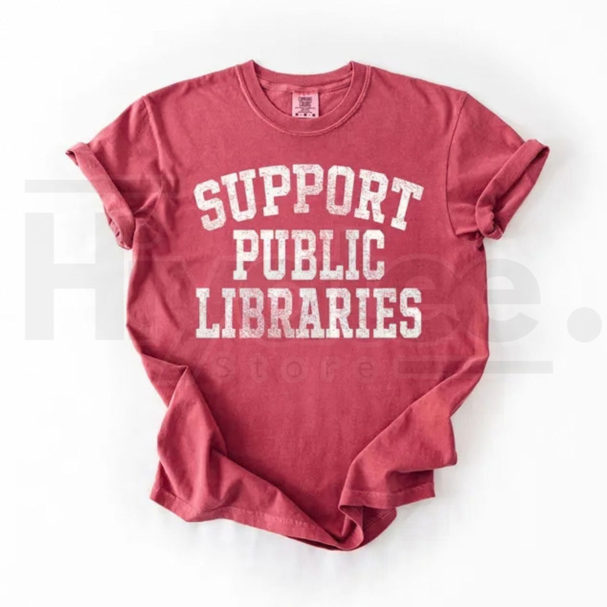Comfort Colors Library Support Public Libraries Librarian Tee