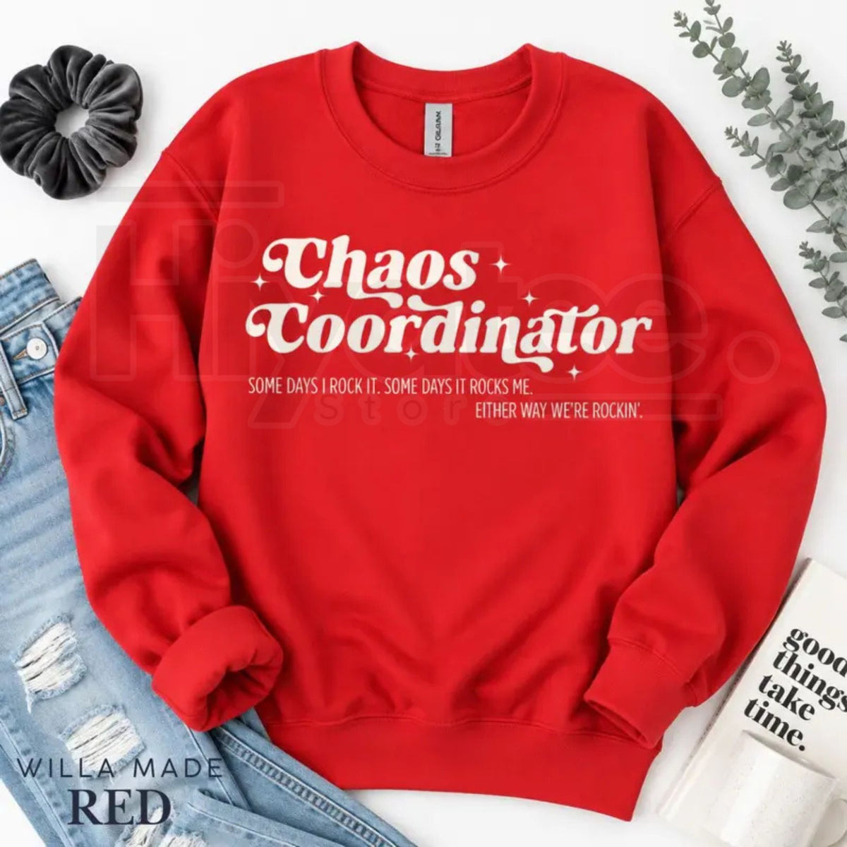 Chaos Coordinator Retro Sweatshirt – ESE Special Education Teacher Graphic Crewneck