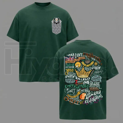 Monty Python French Castle T-Shirt – Double-Sided Movie Quote Graphic Tee