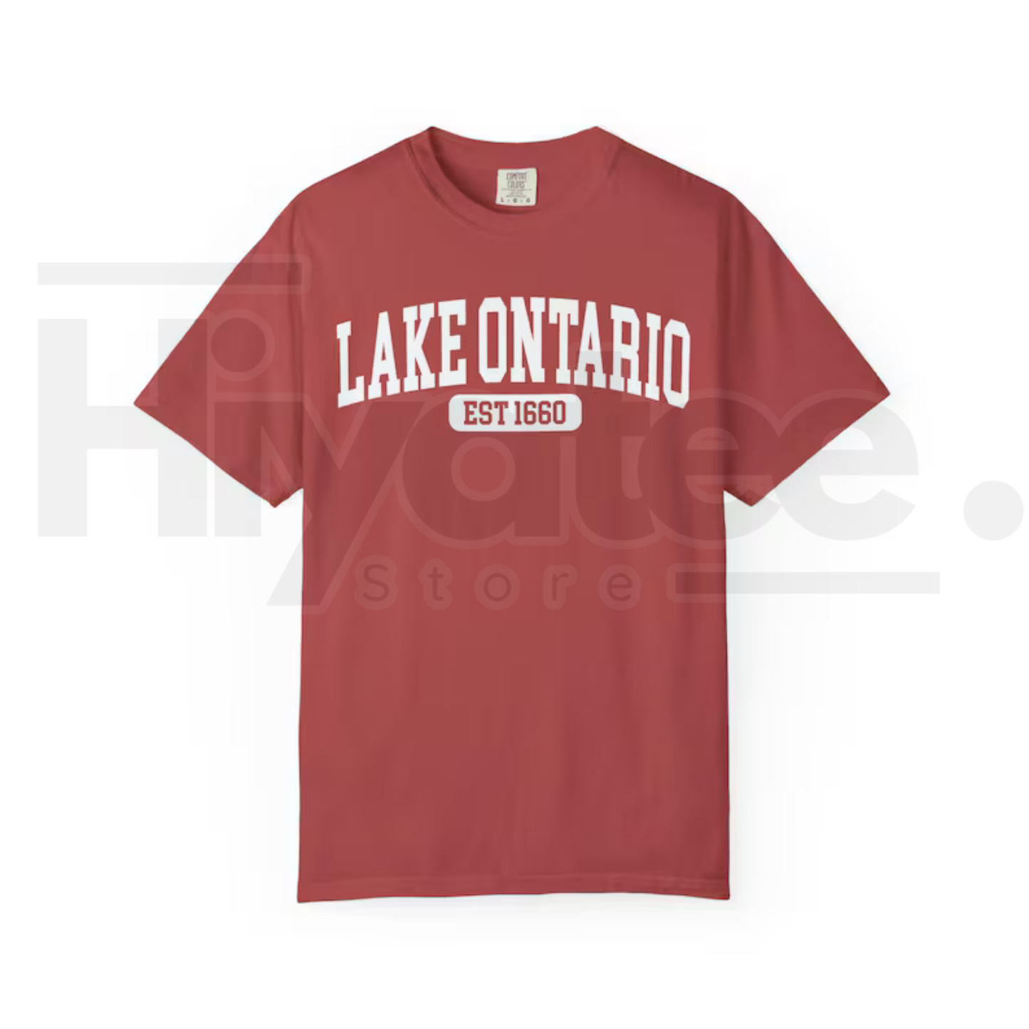 Lake Ontario Est 1660 T-Shirt Funny Canada Trump Tariff Satire Tee