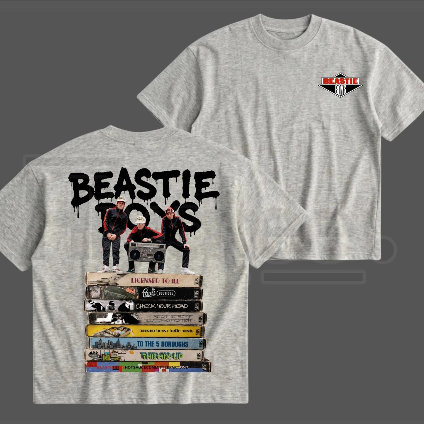 Beastie Boys Vintage Album T-Shirt – 90s Rap Hip Hop Streetwear Tee