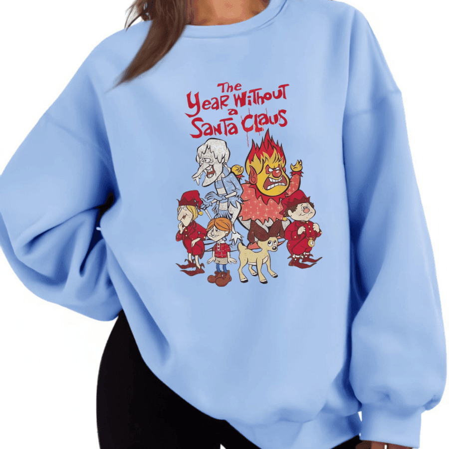 Year Without a Santa Unisex Crewneck Sweatshirt - Hiyatee