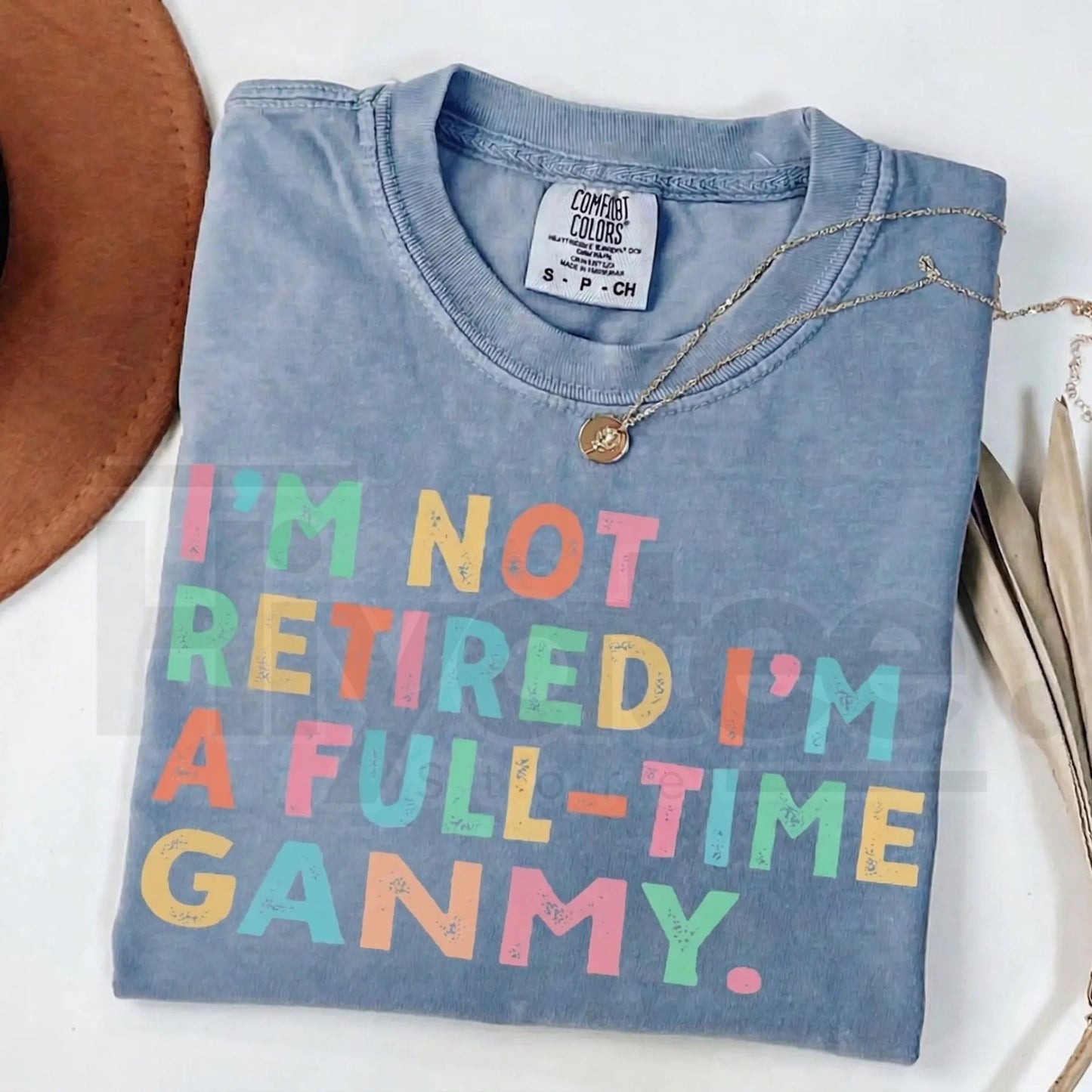 Comfort Colors® Custom Retirement Grandma Shirt – Personalized Mama & Nana Gift