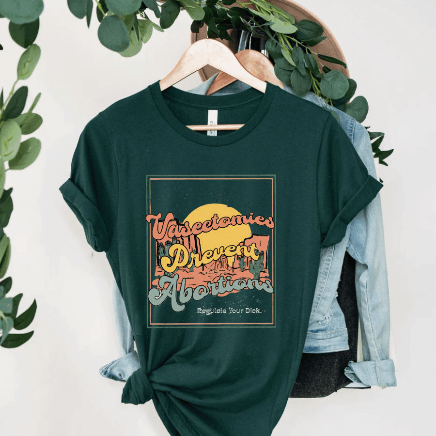 Reproductive Rights T Shirt, Pro Choice Feminist Shirt, Vintage Graphic Shirt, Abortion Rights Gift Shirt, Women's Power Tee  Pullover Tee - Hiyatee