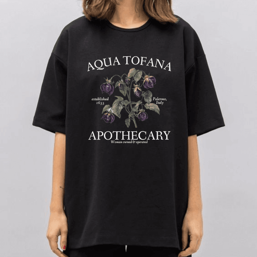 Vintage Aqua Tofana Shirt, Aqua Tofana Apothecary Shirt, Gift For Men And Women - Hiyatee