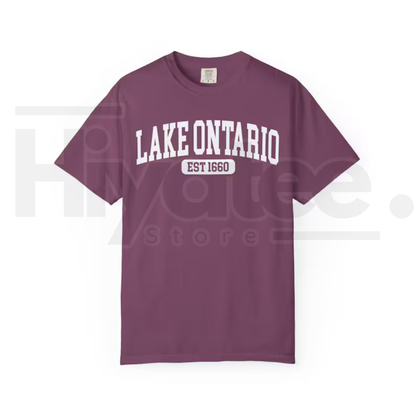 Lake Ontario Est 1660 T-Shirt Funny Canada Trump Tariff Satire Tee