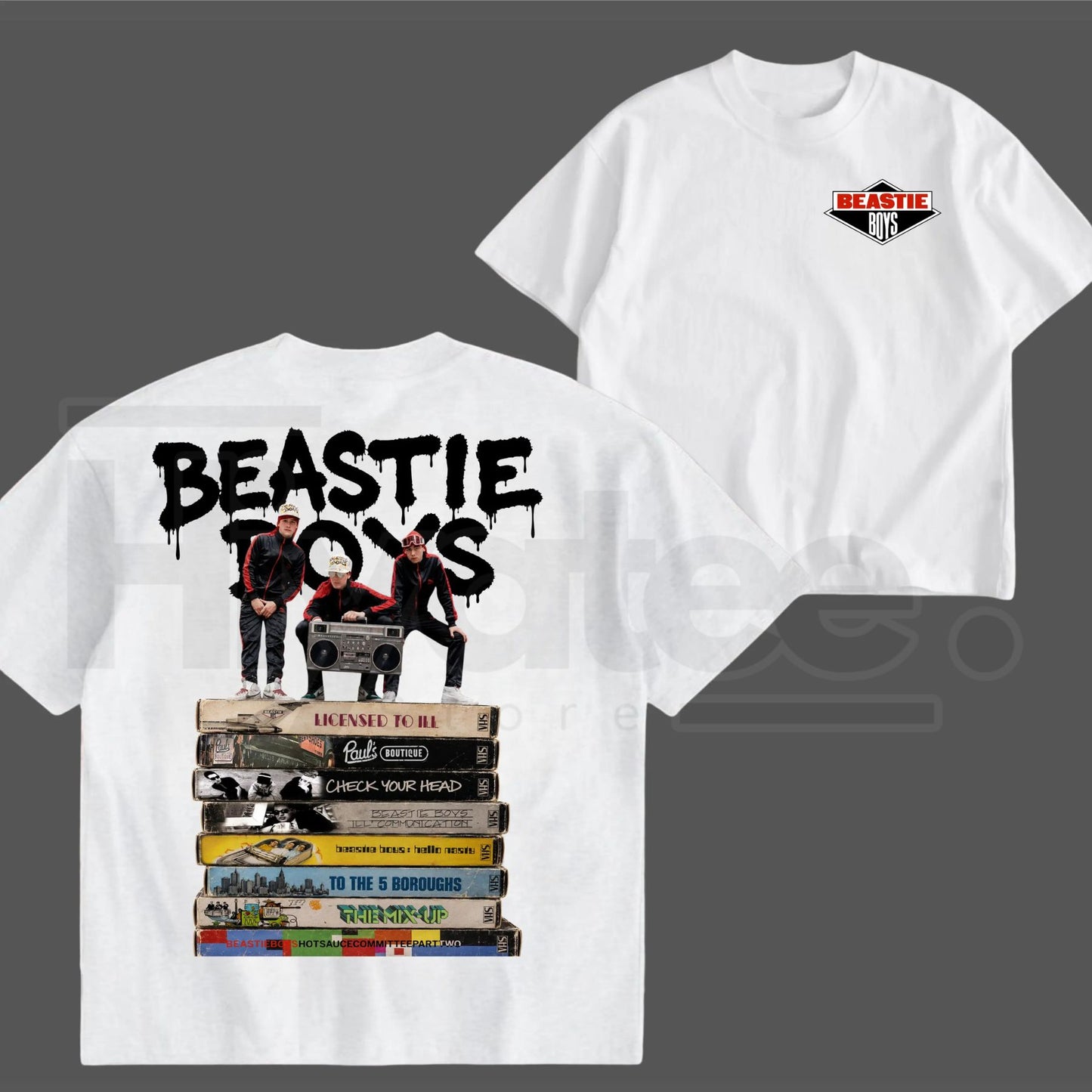 Beastie Boys Vintage Album T-Shirt – 90s Rap Hip Hop Streetwear Tee