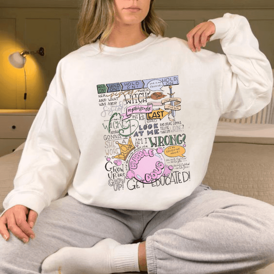 Her Sister Was A Witch Sweatshirt, Witch Of West, The Wicked Witch Of The East Bro Shirt, Hold On Brother, Unisex Sweater Pullover - Hiyatee