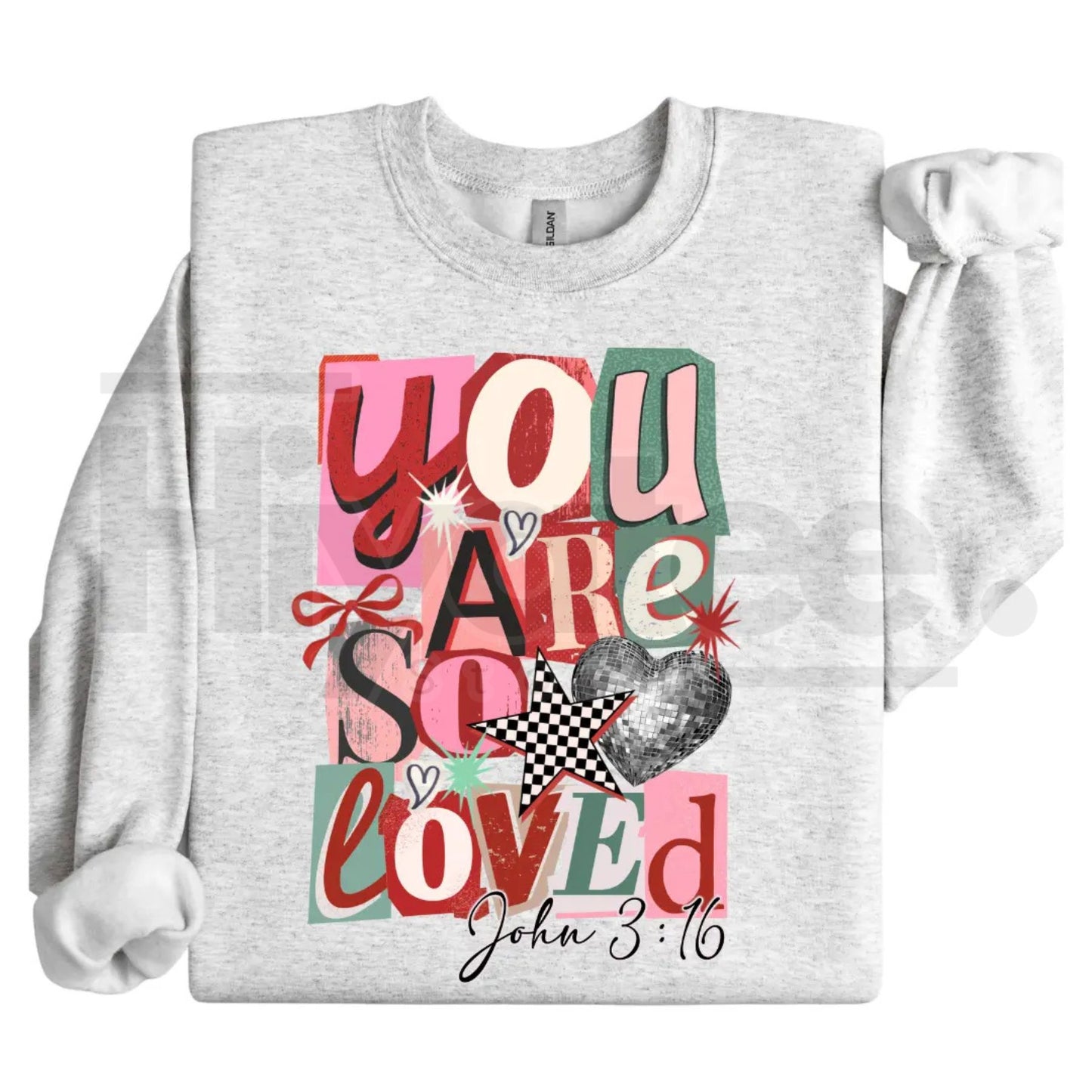 Preppy Girl Collage Y2K Retro Crewneck