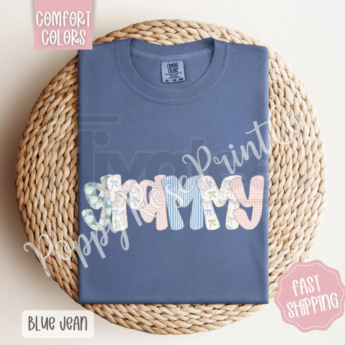 Comfort Colors® Custom Mom & Grandma T-Shirt – Personalized Mother’s Day Gift