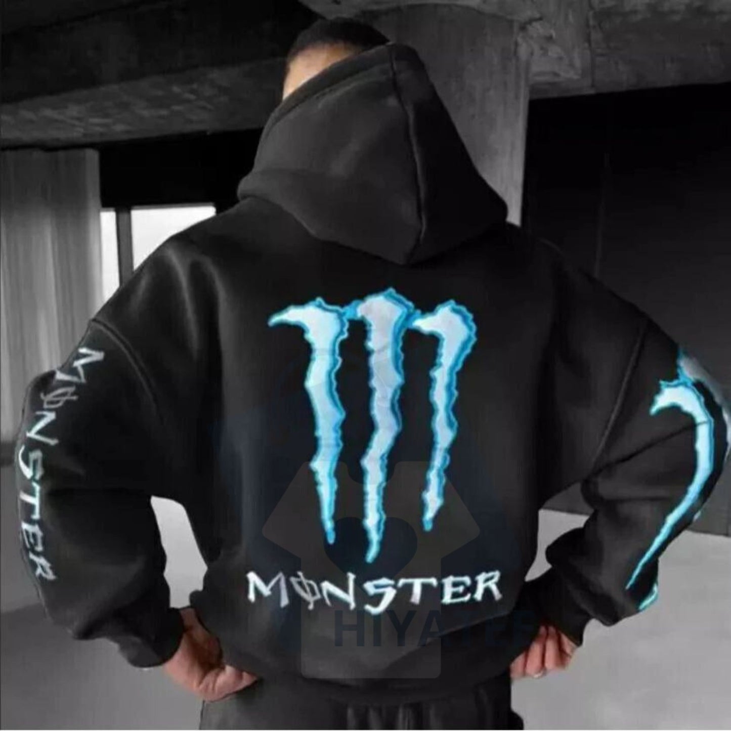 Monster Energy Claw Streetwear Hoodie – Unisex Oversized Graphic Pullover