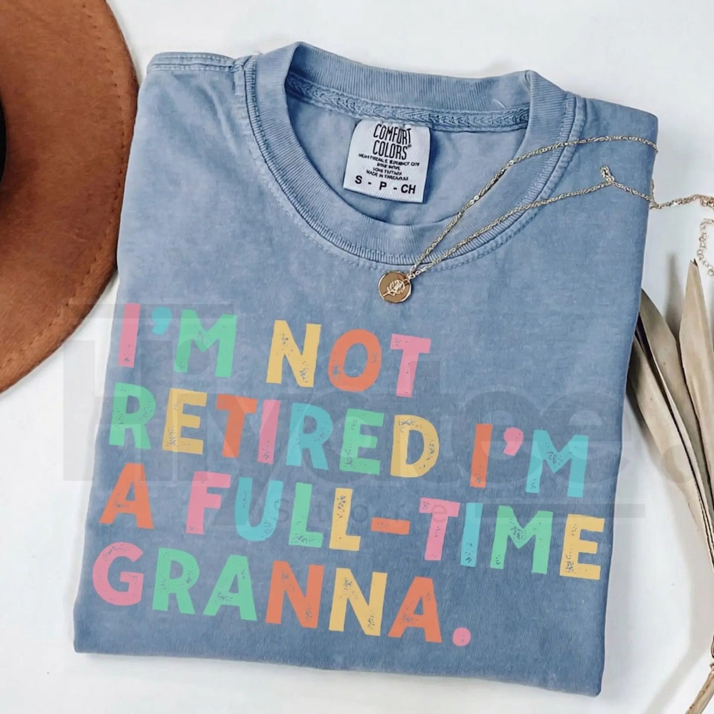 Comfort Colors® Custom Retirement Grandma Shirt – Personalized Mama & Nana Gift