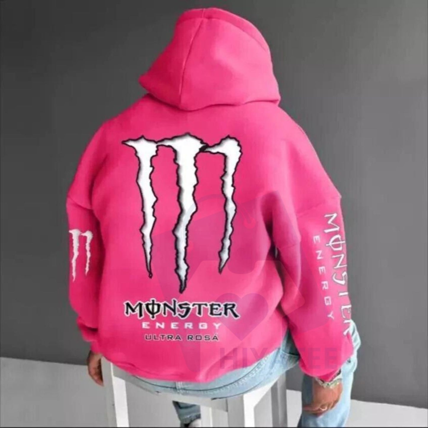 Monster Energy Claw Streetwear Hoodie – Unisex Oversized Graphic Pullover