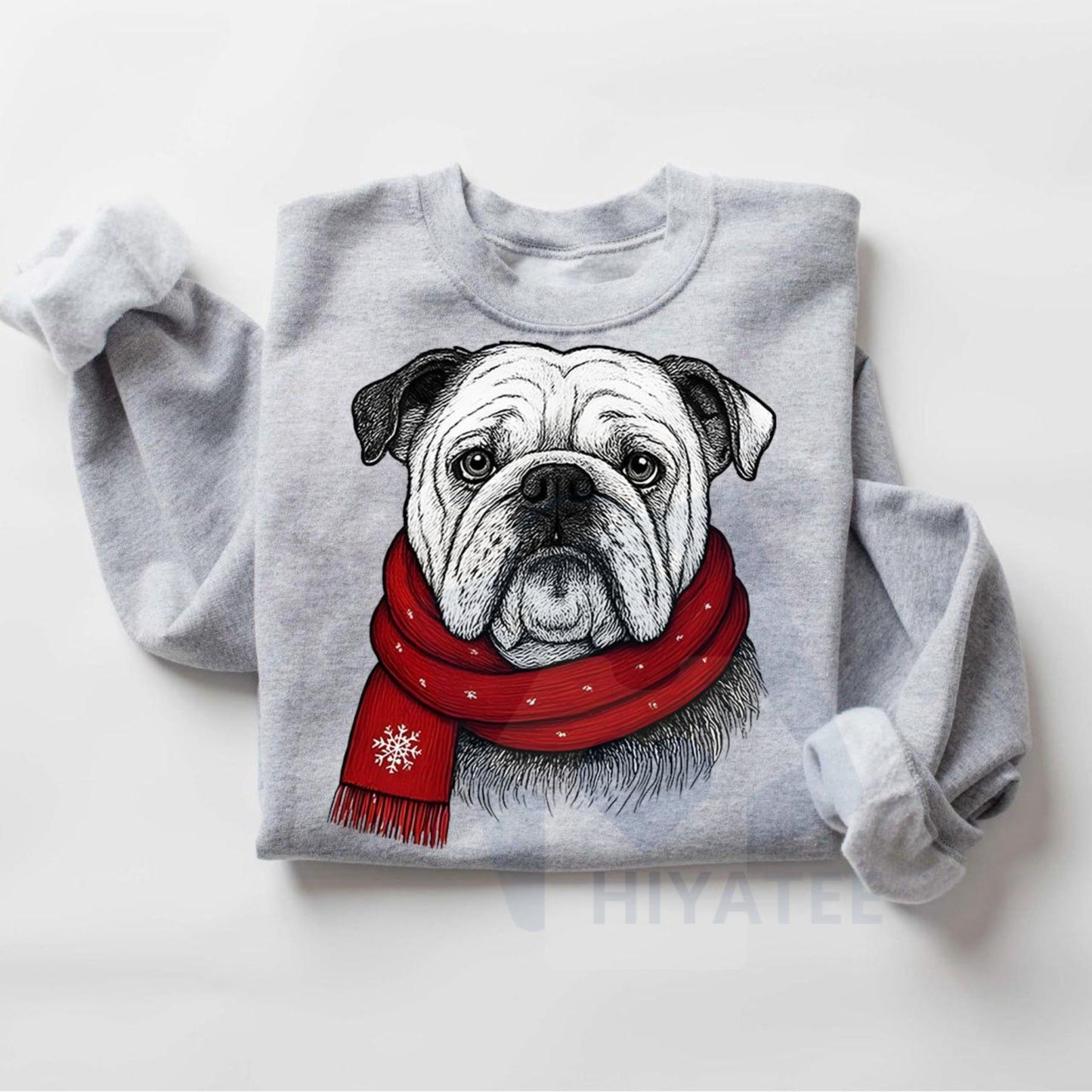 Santa Paws Christmas Dog Sweatshirt: 50 Dog Breeds in Festive Santa Hats, Gildan Unisex Holiday Pullover