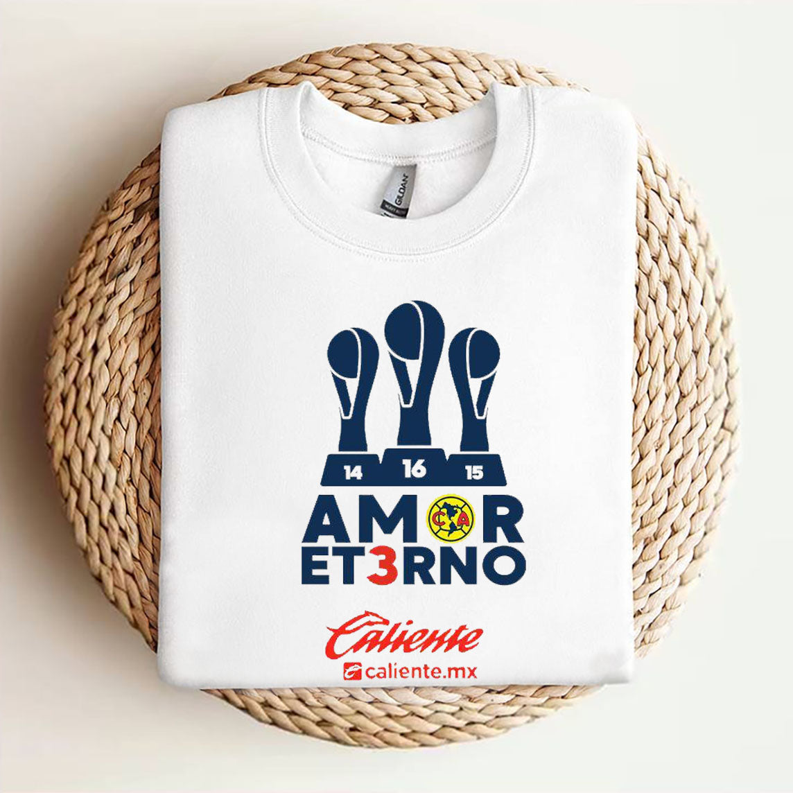 Amor Eterno Tri Campeón Liga Mx 2024 Shirt, Club America Champions T-Shirt SDEAYV Classic Cotton