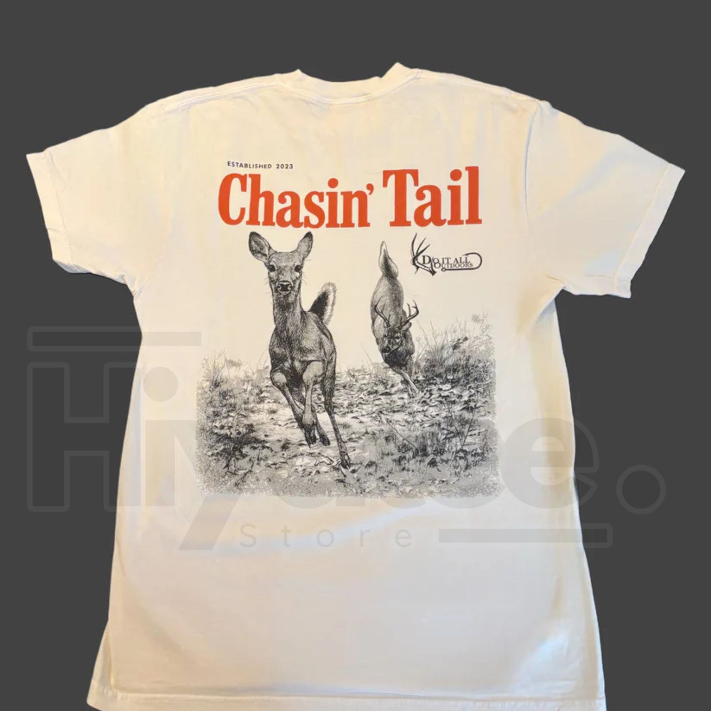Comfort Colors® Chasin' Tail Shirt – Retro Fishing & Hunting Adventure Tee