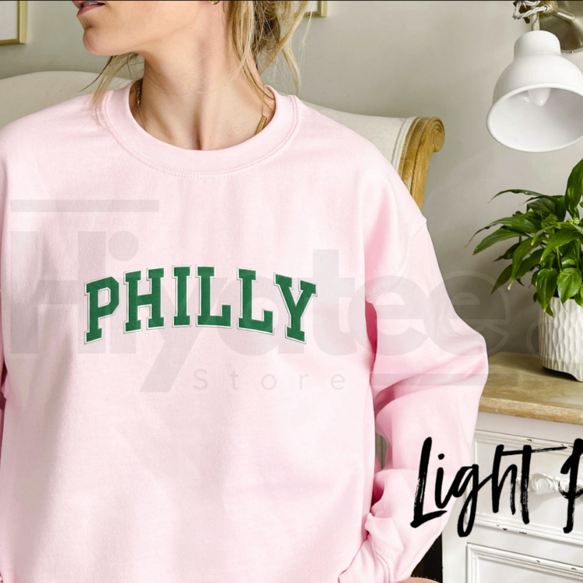 Embroidered "Go Birds" Mockneck Sweatshirt – Game Day Coastal & Football Crewneck
