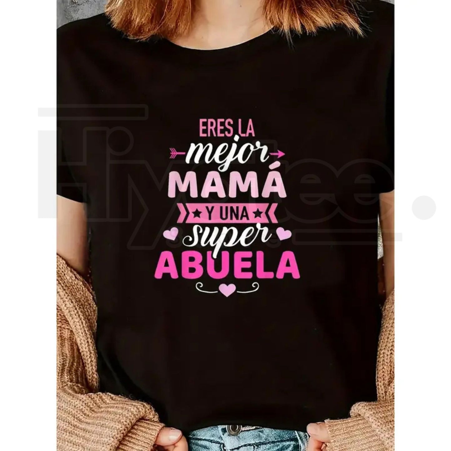 "Mejor Mamá" Black & Pink – Women’s Mother’s Day Graphic Top