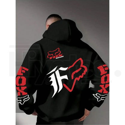 Sport-Themed Outdoor Lover’s Hoodie – Warm Breathable Cotton Blend, Loose Fit Fall & Winter Casual Pullover