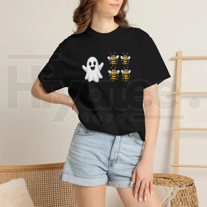 Funny Emoji Puzzle Halloween Shirt – Bo Bees Graphic Tee