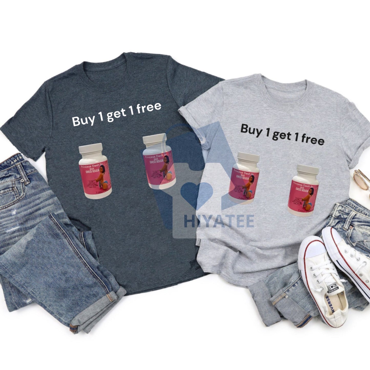 "Bel Bouda Anform" Women's T-Shirt – Buy One Get One Free Black Tee
