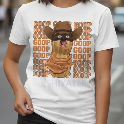 The Burnt Peanut GOOP Meme Graphic Tee – Whimsical Viral Streetwear