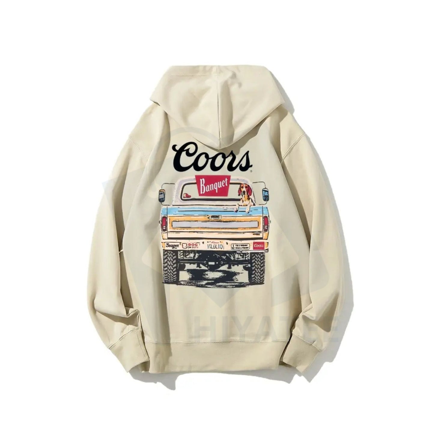 Coors Banquet Retro Truck Hoodie – Country Western Style