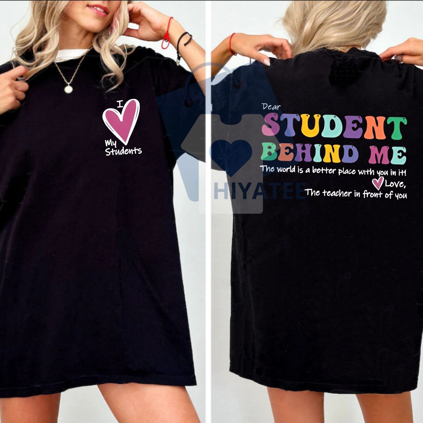 Women's Heart & Letter Print T-Shirt – Casual Crew Neck Tee, Perfect for Summer Vacation
