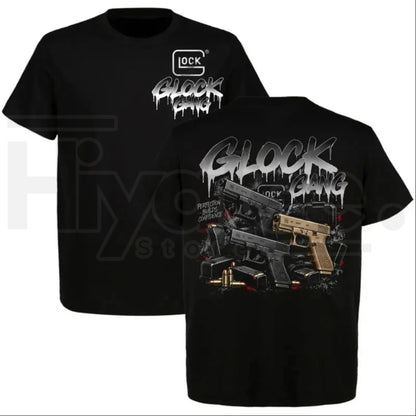 Glock Tactical T-Shirt – Perfection Builds Confidence Glock Gang Graphic Tee