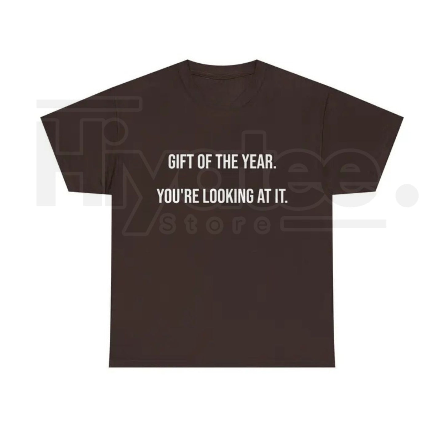 Gift Of The Year T-Shirt – Funny Father's Day Graphic Tee for Men