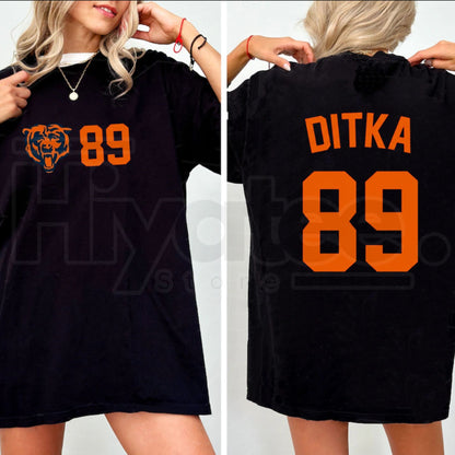 Mike Ditka #89 Chicago Bears Jersey Player T-Shirt – Legendary Football Fan Graphic Tee